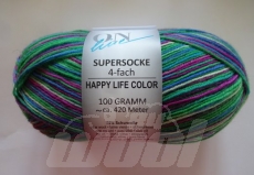 Sockenwolle: Supersocke Happy Live - color 3058