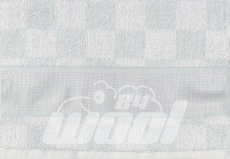 Waschfleck hellblau mit K�stchen