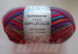 Sockenwolle: Supersocke Happy Live - color 3052