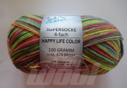 Sockenwolle: Supersocke Happy Live - color 3055