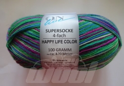 Sockenwolle: Supersocke Happy Live - color 3058