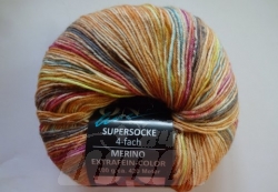 Sockenwolle: Supersocke Merino extrafine color 3041