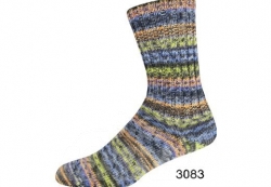 Sockenwolle: Supersocke Highway color 3083